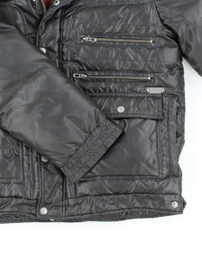 Vintage Y2K Guess Multi Pocket Puffer Jacket - M
