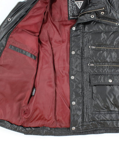 Vintage Y2K Guess Multi Pocket Puffer Jacket - M