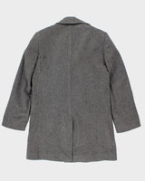Vintage Utex Wool Blend Grey Coat - M