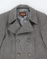 Vintage Utex Wool Blend Grey Coat - M