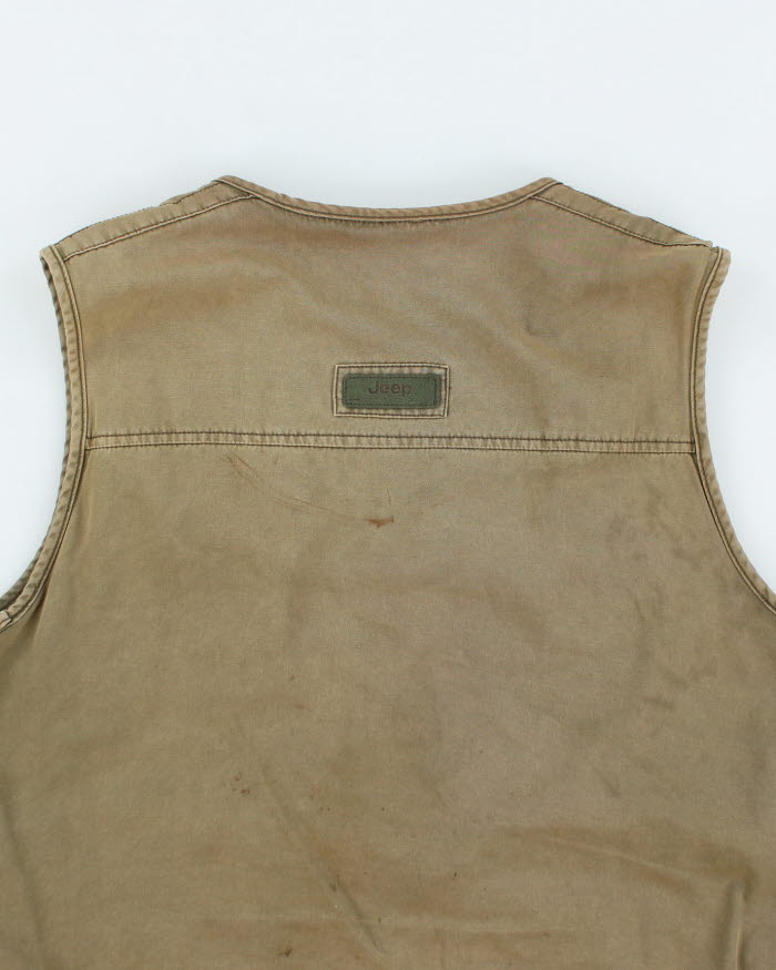 Vintage 90's Jeep Multi Pocket Fishing Gilet - XXL