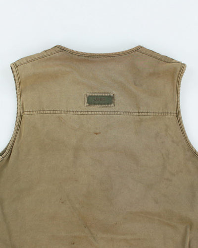 Vintage 90's Jeep Multi Pocket Fishing Gilet - XXL