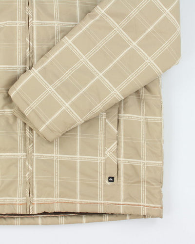 Vintage Y2K Quiksilver Oversized Quilted Jacket - L