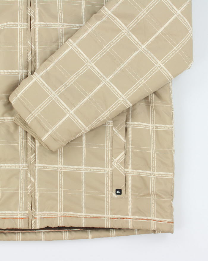 Vintage Y2K Quiksilver Oversized Quilted Jacket - L