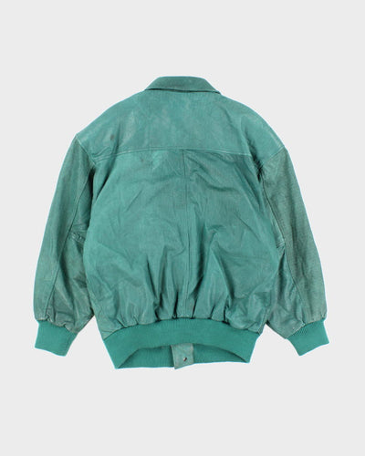 Vintage Pelle Green Leather Jacket - M