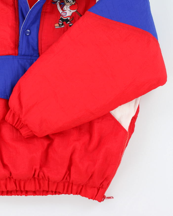 Vintage 90's NHL x Looney Tunes Quilted Sports Jacket - S