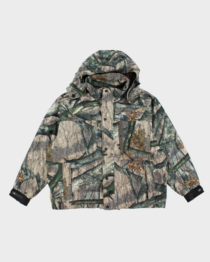 Vintage 90's Browning Real Tree Hooded Jacket - XL
