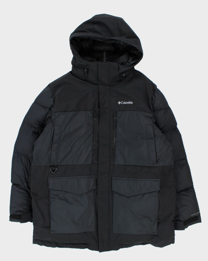 Vintage 2000's Columbia Long Hooded Puffer Jacket - XL
