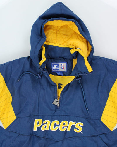 Vintage 90's Starter NBA Pacers Basketball Sports Jacket - L
