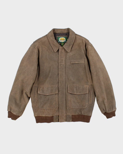 Vintage Cabela's Brown Leather Jacket - L