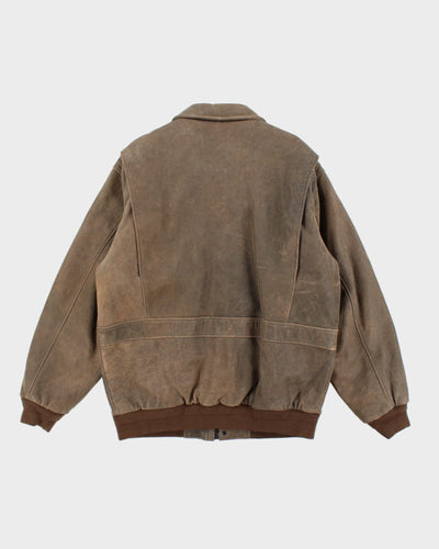 Vintage Cabela's Brown Leather Jacket - L