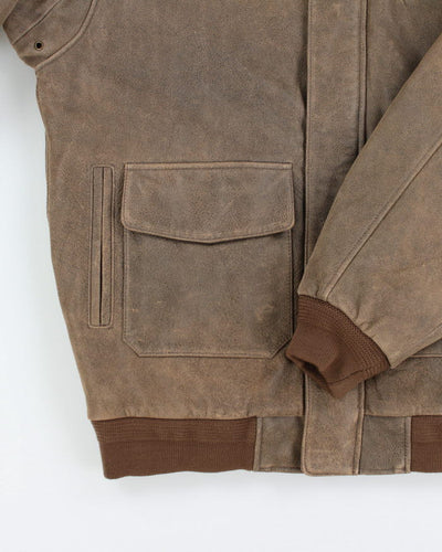 Vintage Cabela's Brown Leather Jacket - L