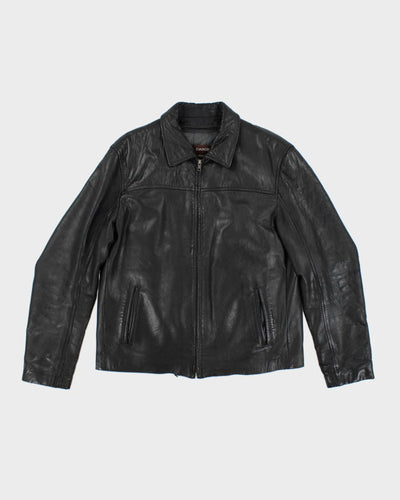 Vintage Danier Black Leather Jacket - L