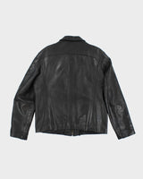 Vintage Danier Black Leather Jacket - L