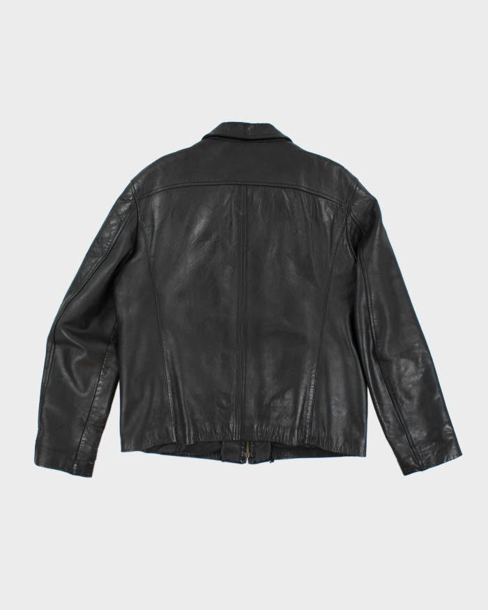 Vintage Danier Black Leather Jacket - L