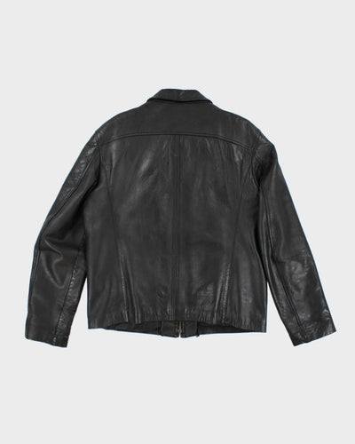 Vintage Danier Black Leather Jacket - L