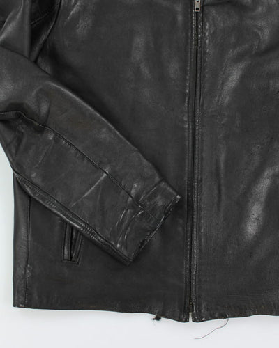 Vintage Danier Black Leather Jacket - L