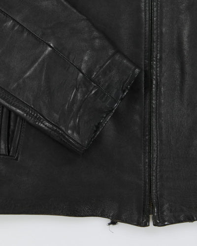 Vintage Danier Black Leather Jacket - L