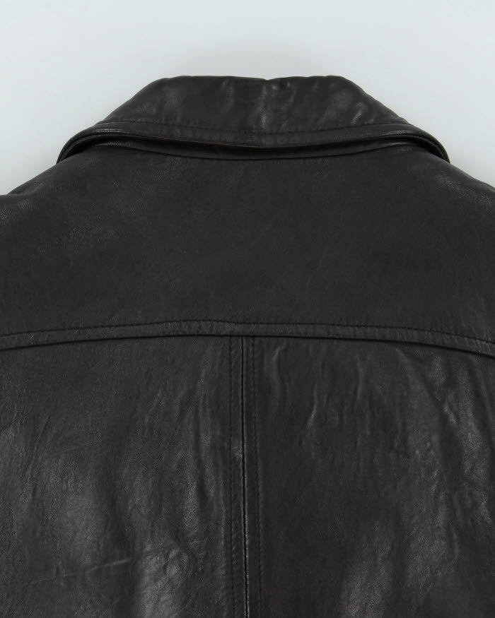 Vintage Danier Black Leather Jacket - L