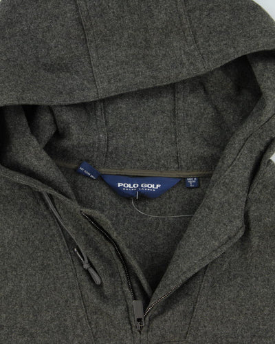 Vintage 2000's Polo Golf Wool Pullover Hooded Jacket - L