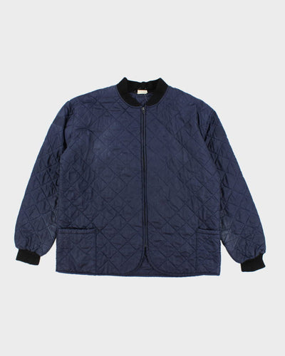 Vintage 1990's Military Quilted Bomber Jacket - L
