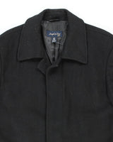 Joseph &amp; Feiss Gold Black Wool Overcoat - L