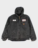 Vintage 90's Carhartt Active Hooded Jacket - L
