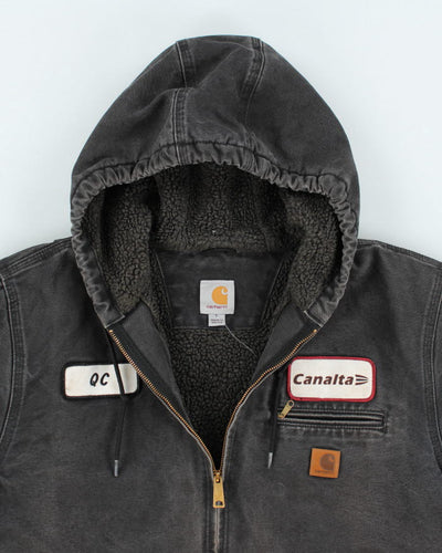 Vintage 90's Carhartt Active Hooded Jacket - L