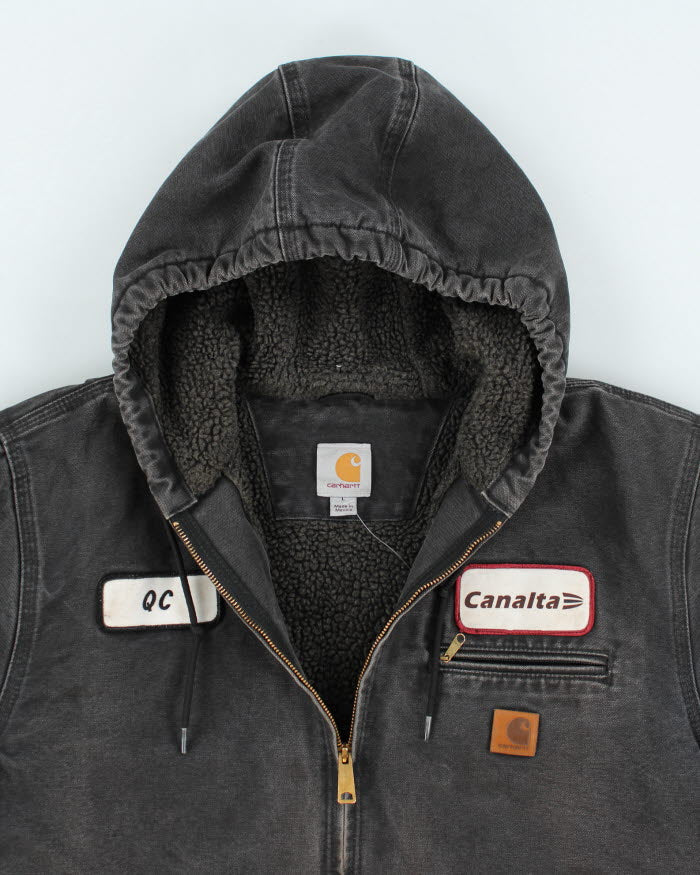 Vintage 90's Carhartt Active Hooded Jacket - L