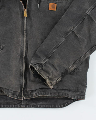 Vintage 90's Carhartt Active Hooded Jacket - L