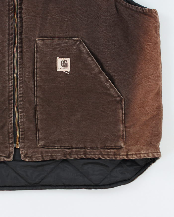 Vintage 90's Carhartt Heavyweight Workwear Gilet - L