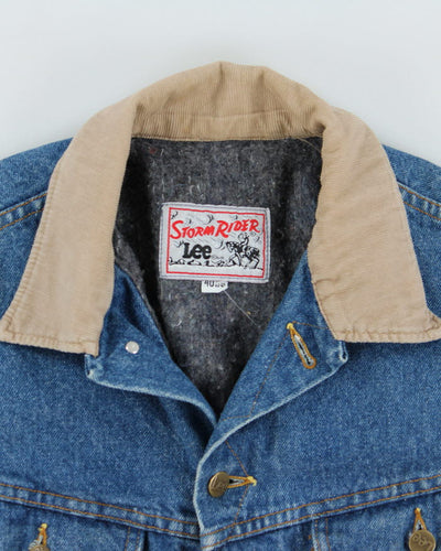 Vintage 80's Lee Stormriders Heavyweight Denim Jacket - L