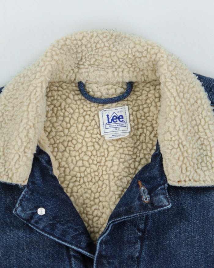 Vintage 90's Lee Heavyweight Workwear Denim Jacket - M