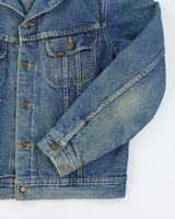 Vintage 80's Lee Stormriders Heavyweight Denim Jacket - L