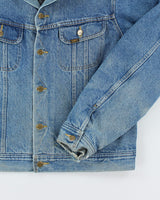 Vintage 80's Lee Stormriders Heavyweight Denim Jacket - L