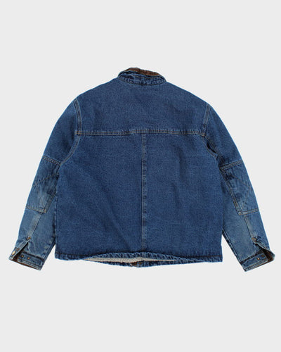 Vintage 90's Wrangler Heavyweight Sherpa Lined Denim Jacket - XL