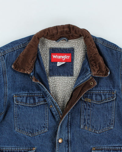 Vintage 90's Wrangler Heavyweight Sherpa Lined Denim Jacket - XL
