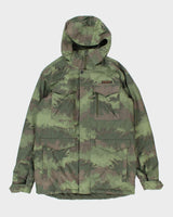 Vintage Y2K Burton Camouflage Technical Hooded Ski Jacket - L