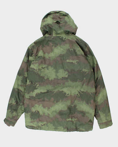 Vintage Y2K Burton Camouflage Technical Hooded Ski Jacket - L