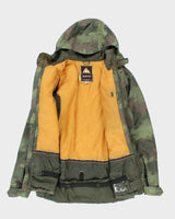 Vintage Y2K Burton Camouflage Technical Hooded Ski Jacket - L