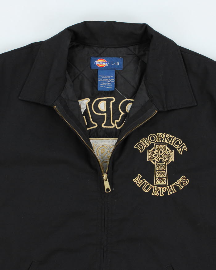 Vintage Dickies Dropkick Murphy's Embroidered Insulated Harrington Jacket - L