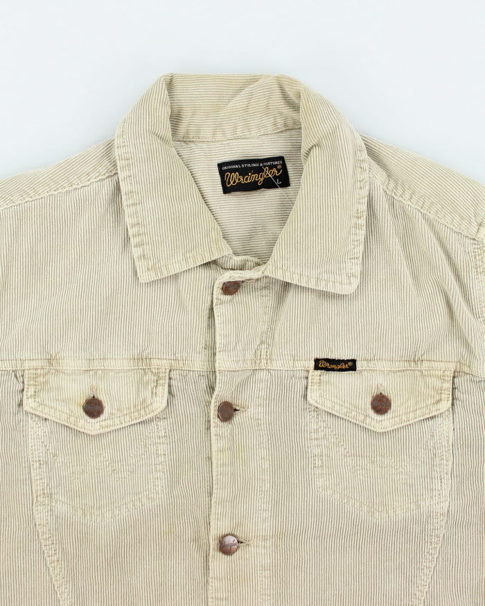 Vintage 90's Wrangler Corduroy Button Up Jacket - M