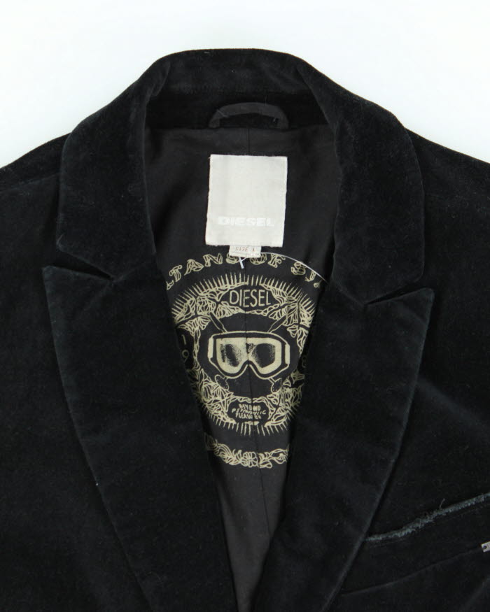 Vintage Diesel Velvet Blazer Jacket - L