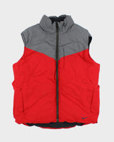 Vintage 2000's Nike Reversible Down Filled Gilet - L