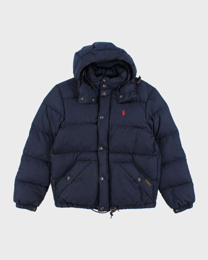 Vintage Ralph Lauren Hooded Down Puffer Jacket - S