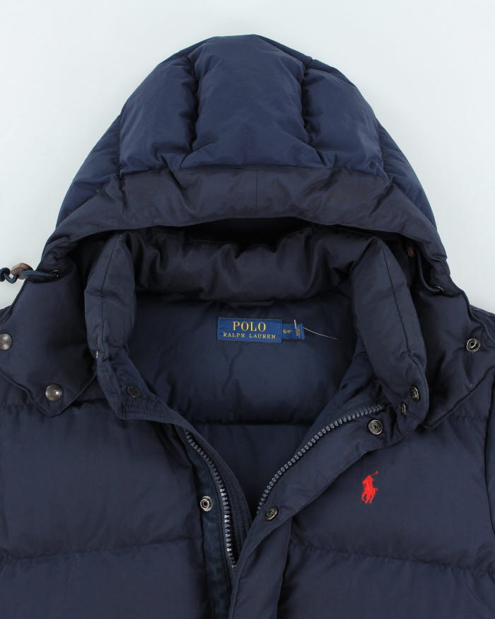 Vintage Ralph Lauren Hooded Down Puffer Jacket - S