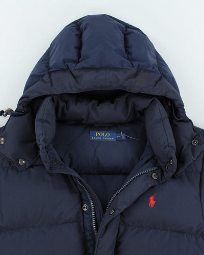 Vintage Ralph Lauren Hooded Down Puffer Jacket - S