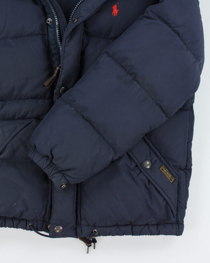 Vintage Ralph Lauren Hooded Down Puffer Jacket - S