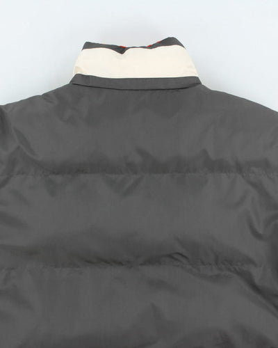 Vintage Tommy Hilfiger Reversible Centre Logo Puffer Jacket - M