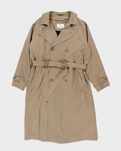 London Fog Beige Trench Coat - L